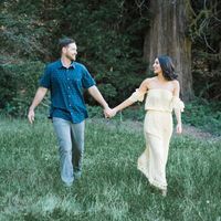 Engagement shoot in the mountains