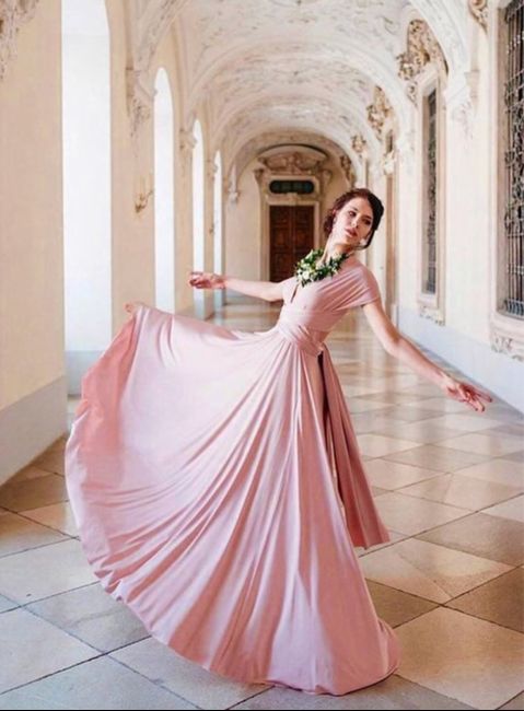 Did anyone have Dusty pink / Dusty rose color theme? Where did you guys find your bridesmaid dresses? 2