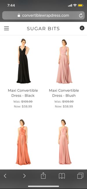 Did anyone have Dusty pink / Dusty rose color theme? Where did you guys find your bridesmaid dresses? 3