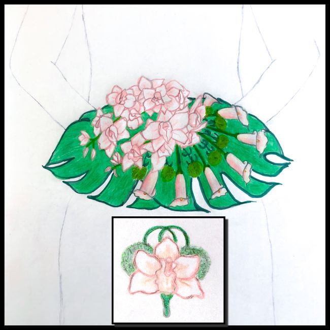 Final Bouquet Design By Me 1