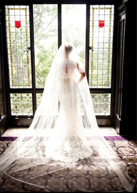 Cathedral Veil with Small Comb 4