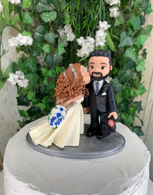 Custom Figurine Wedding Cake Topper 2