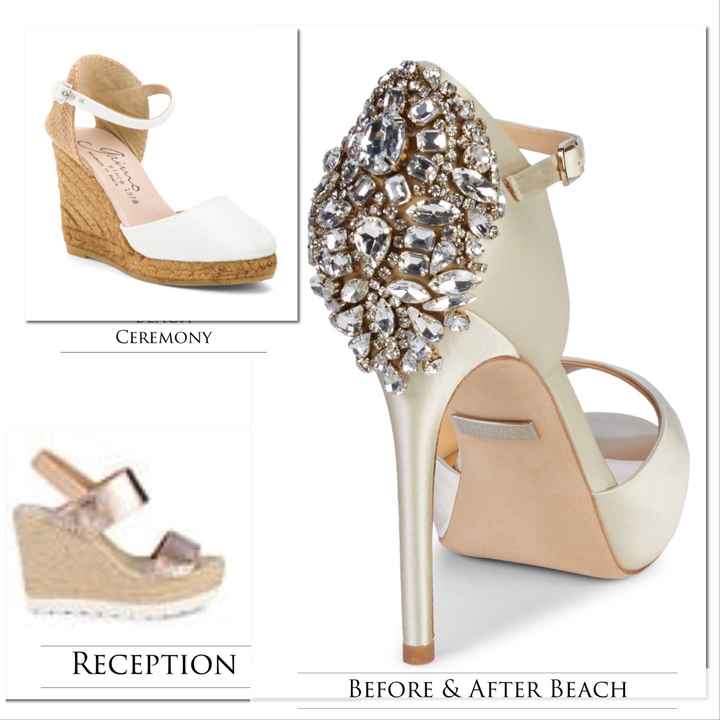 Wedding and reception shoes - 1