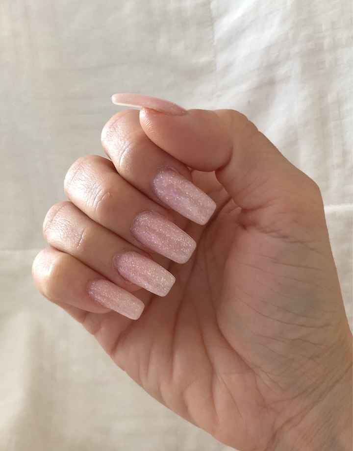 Wedding day nails - 2