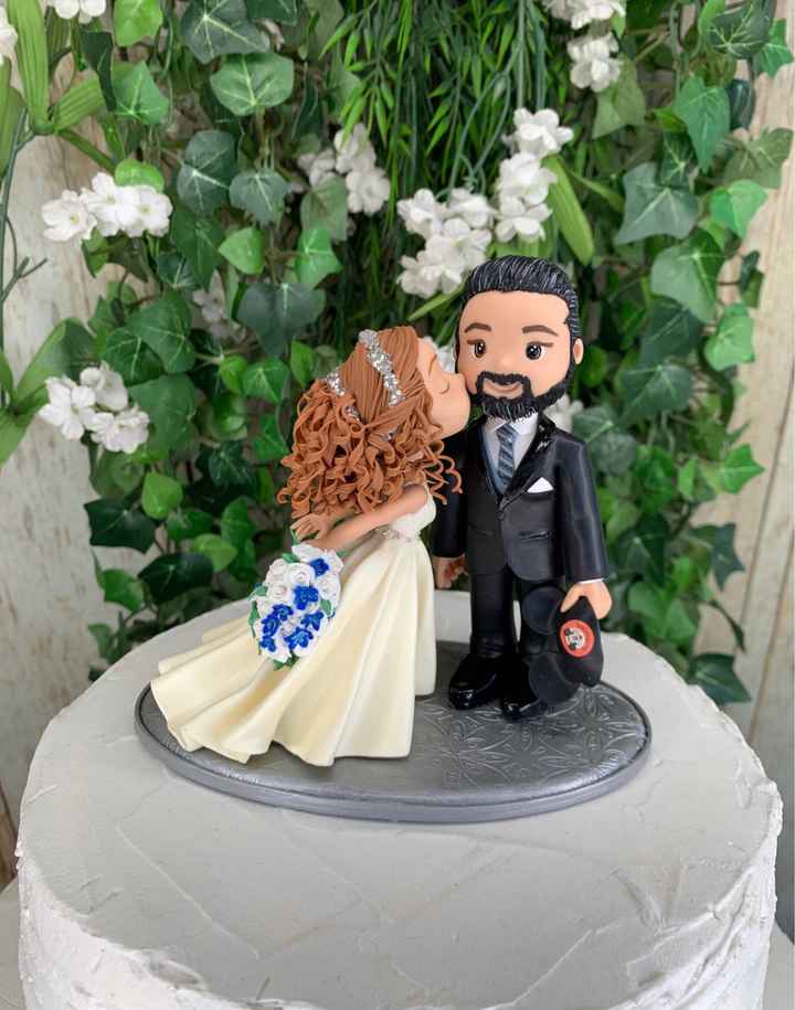 Custom Figurine Wedding Cake Topper - 1
