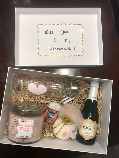 Bridesmaid Proposal boxes done! - pics included 3