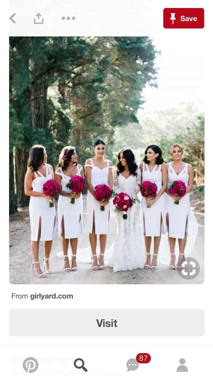 White Bridesmaid Dresses??