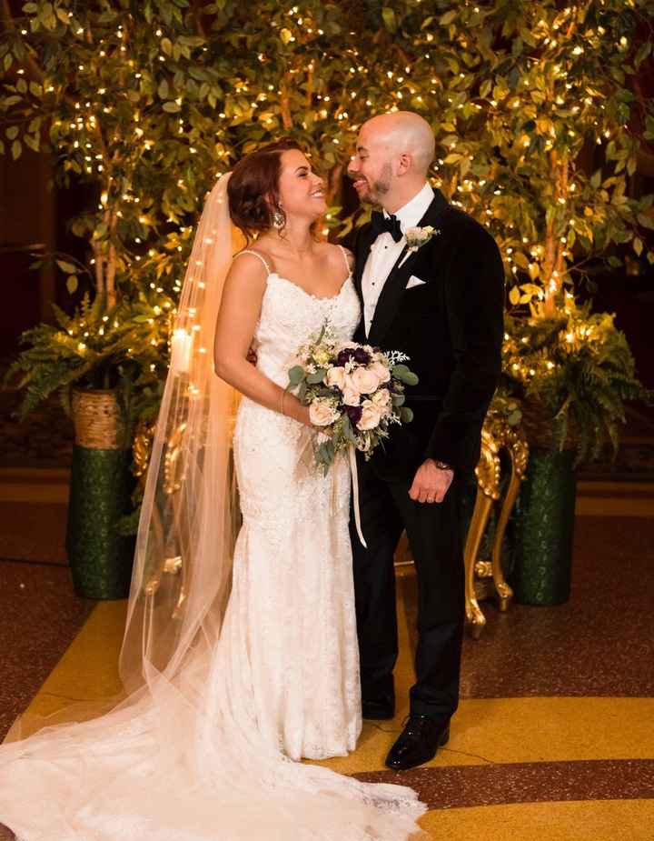 one of our first portraits after the ceremony! My husband is so funnyyyy