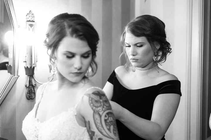 Sister (MOH) making last minute touches