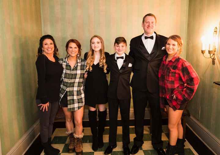 My family and I before we put on our dresses!