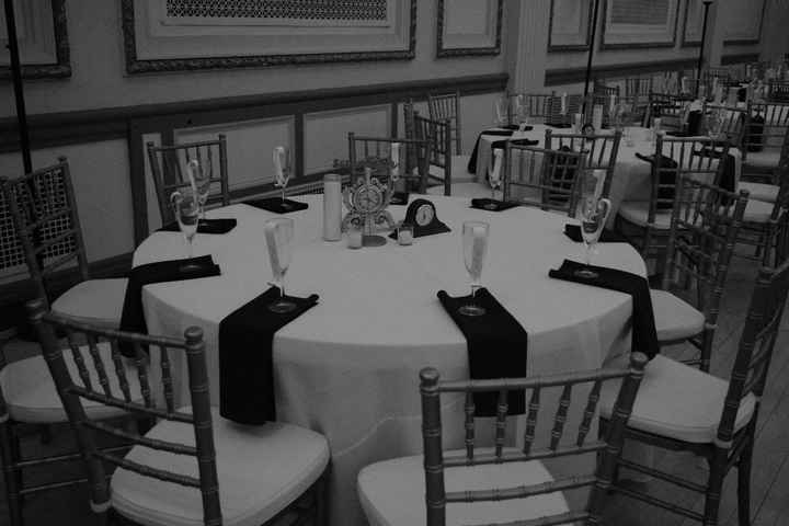 Before the florist was there - I like this because it shows the champagne glasses with the name scro