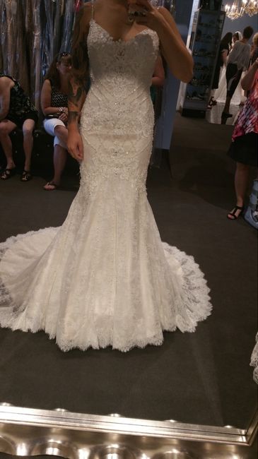 I wanna see your wedding dress!