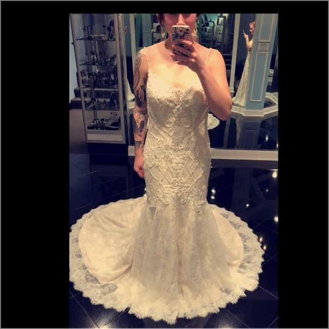 Let's see your wedding dresses.