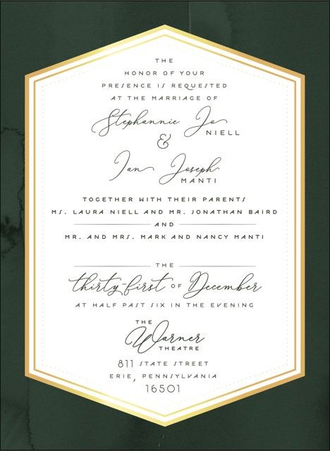 Invitation Wording Problem with Mom