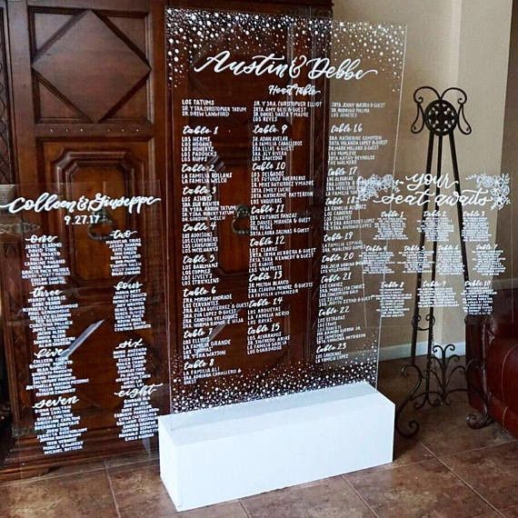 Show me your seating chart/ escort cards