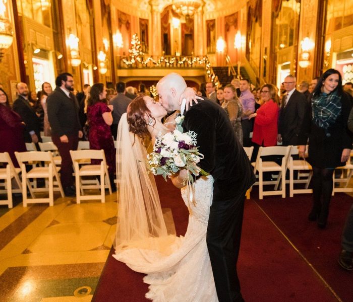 Just kissing after the recessional! One of my favorite pictures!
