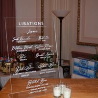 bar sign - it is also made of plexi glass - non pro