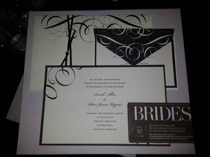 DIY Wedding invitations