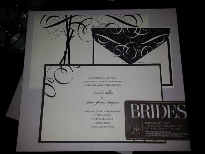 DIY Wedding invitations