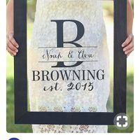 Making wedding signs. - 3