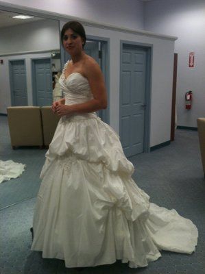 Picked up my dress!!!