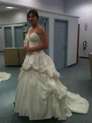 Picked up my dress!!!