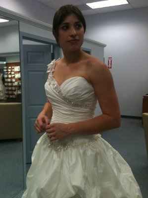 Picked up my dress!!!
