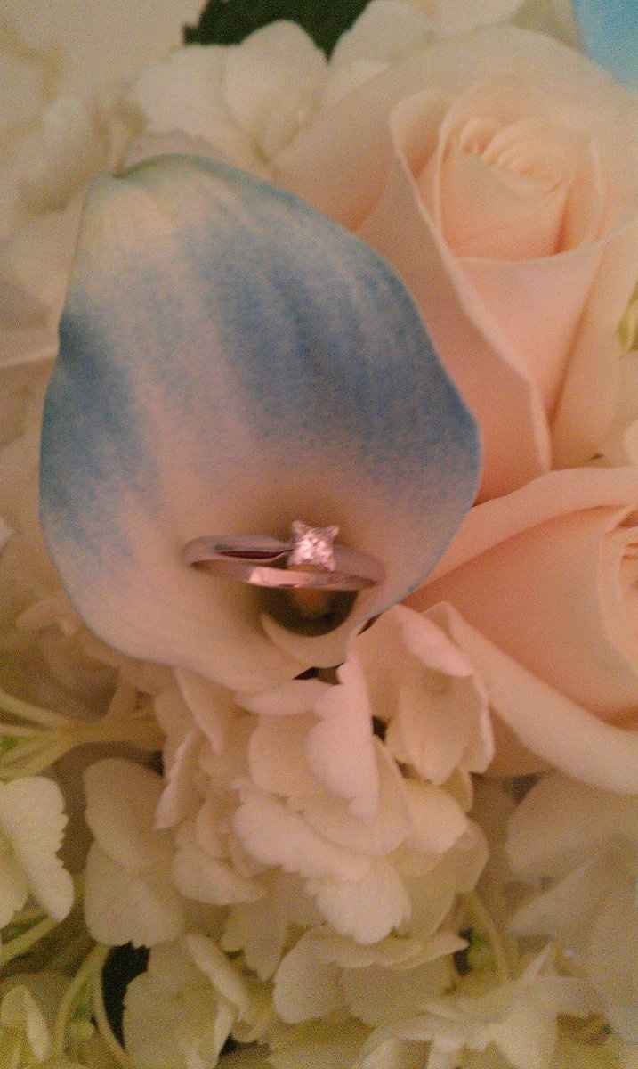 I'd love to see everyone's engagment rings.