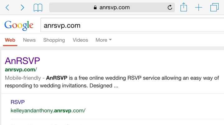 RSVP online?