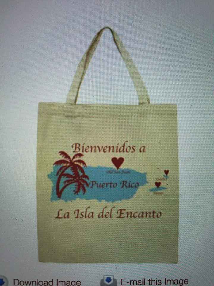 Since I'm home sick with the flu... Welcome bags....