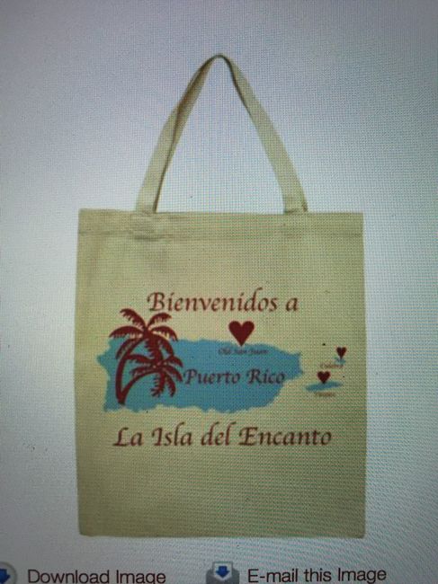 Since I'm home sick with the flu... Welcome bags....