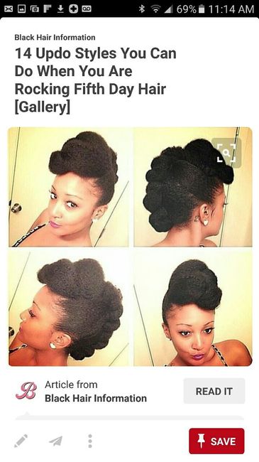 Natural Hair Brides