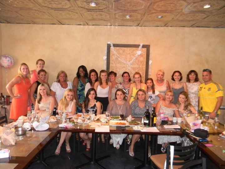 Just had my "surprise" Bridal shower .. I LOVE my MOH .. (pics)