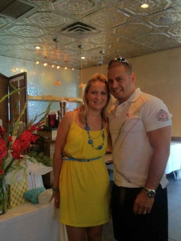 Just had my "surprise" Bridal shower .. I LOVE my MOH .. (pics)