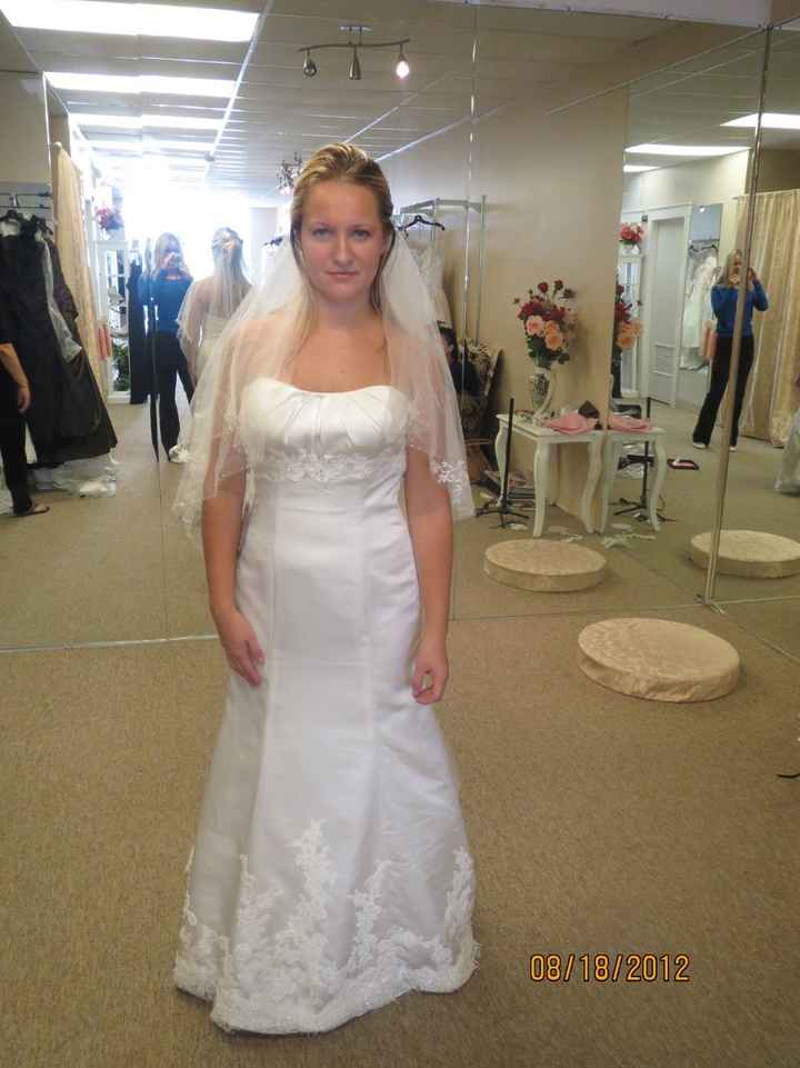 My 2nd fitting dress & my shoes (pics)