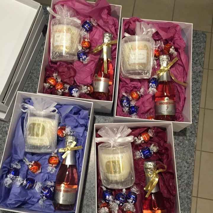 Show me your "bridesmaid boxes"