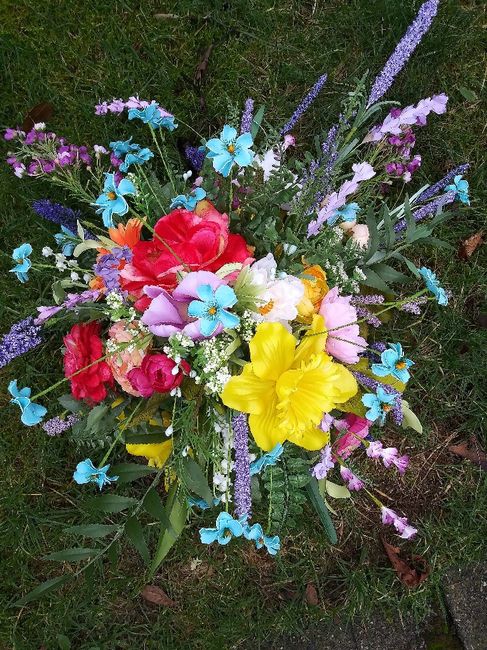 i made my bouquet!! 2