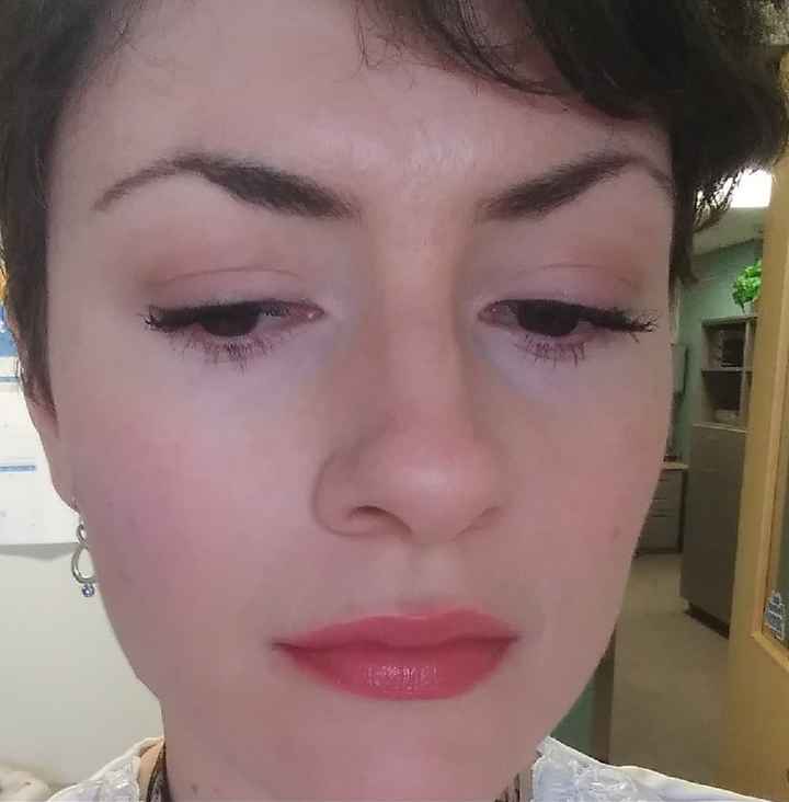 57 days!! Testing out wedding makeup!!! - 3