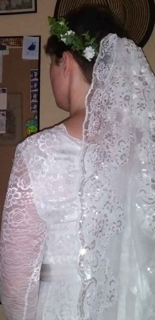 Pixie hair: flower crown and veil - 1