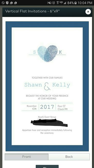 Show me your invitations!