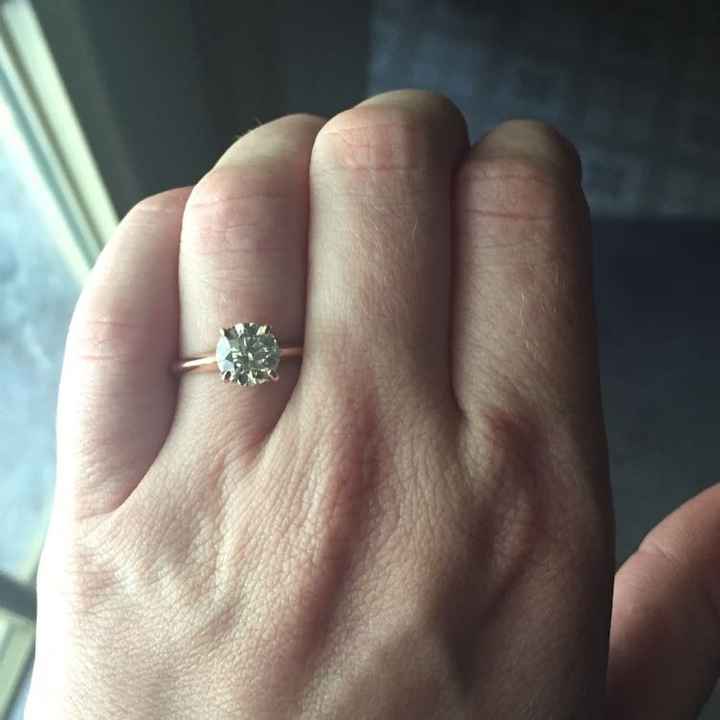 Let's see those beautiful rings lady's!