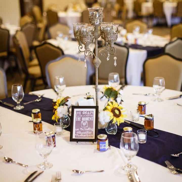 Show me your Centerpieces for round table