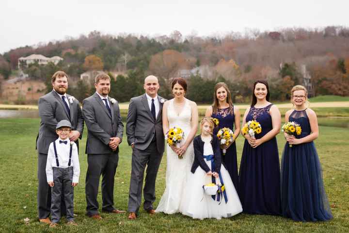 SHOW ME YOUR NAVY BLUE BRIDESMAIDS DRESSES.