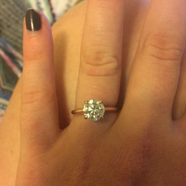 Let's see those rings! And for the Mrs lets see the bands with it ! I LOVE seeing everyone's bling:)