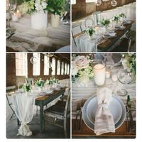 Shabby chic or vintage theme without burlap?