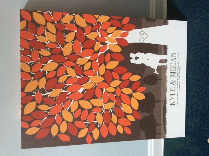 So giddy my guestbook came!