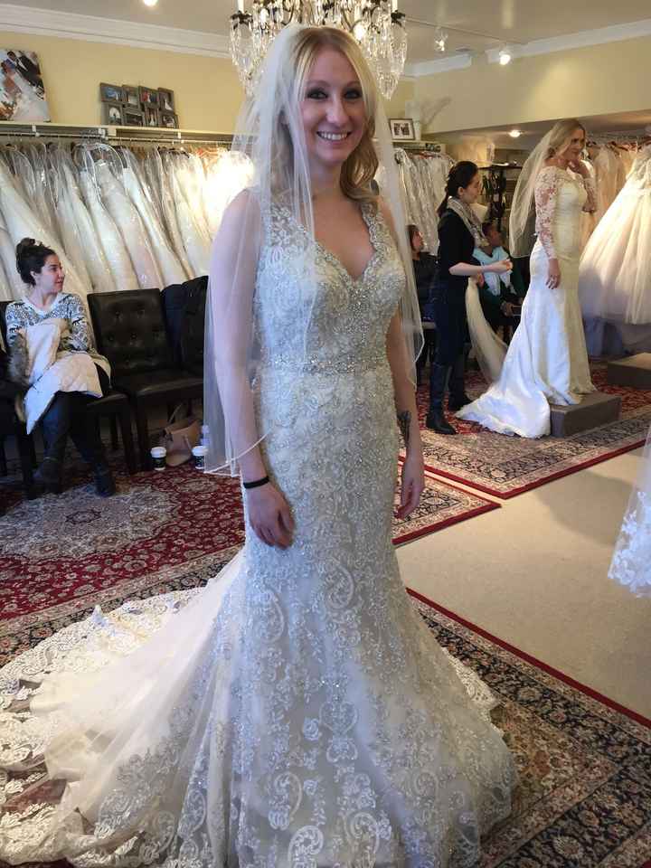 Officially said yes to the dress!