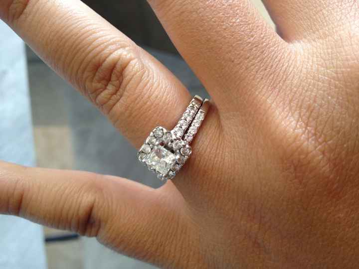 Got my wedding band....really starting to feel like a bride!