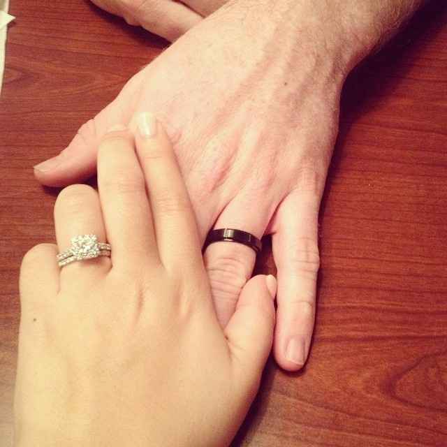 Buying wedding bands!