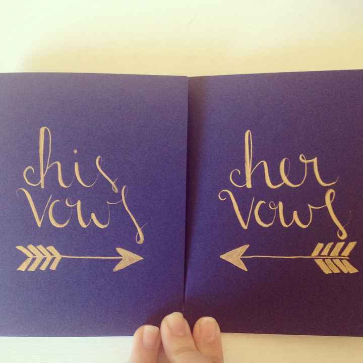 DIY vow book